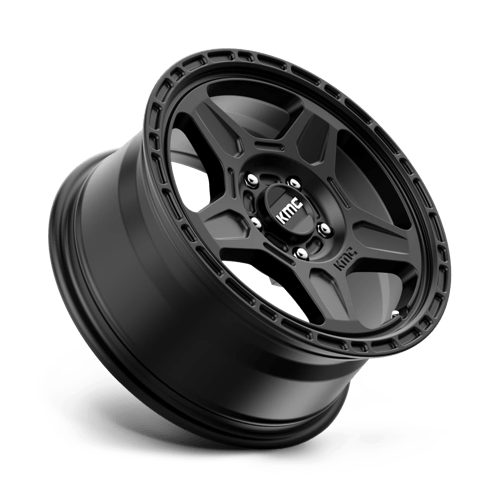 KMC KM721 ALPINE Satin Black 16x7.5 +30 5x110mm 72.6mm - WheelWiz