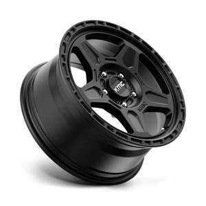 KMC KM721 ALPINE Satin Black 16x7.5 +30 5x110mm 72.6mm - WheelWiz