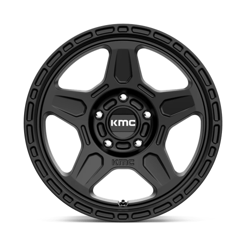 KMC KM721 ALPINE Satin Black 16x7.5 +30 5x110mm 72.6mm - WheelWiz