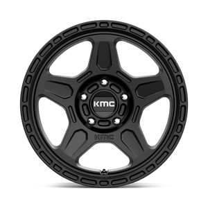 KMC KM721 ALPINE Satin Black 16x7.5 +30 5x110mm 72.6mm - WheelWiz