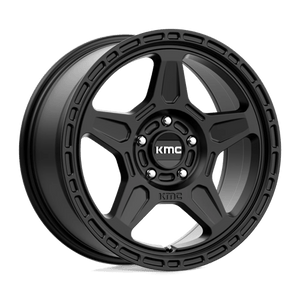 KMC KM721 ALPINE Satin Black 17x8 +38 5x114.3mm 72.6mm - WheelWiz