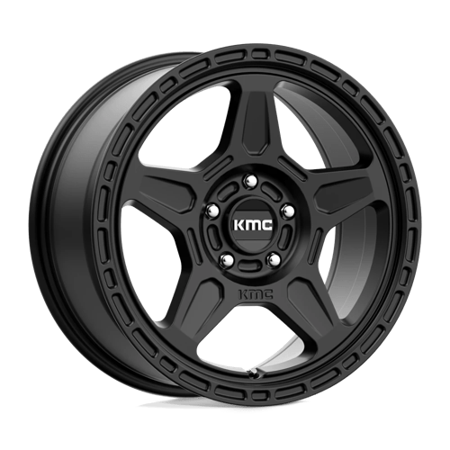 KMC KM721 ALPINE Satin Black 17x8 +38 5x120mm 74.1mm - WheelWiz