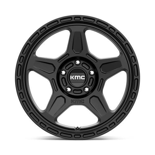 KMC KM721 ALPINE Satin Black 17x8 +38 5x110mm 72.6mm - WheelWiz