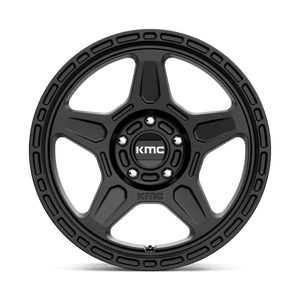 KMC KM721 ALPINE Satin Black 17x8 +38 5x127mm 71.5mm - WheelWiz