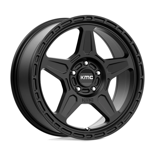 KMC KM721 ALPINE Satin Black 18x8 +38 5x114.3mm 72.6mm - WheelWiz