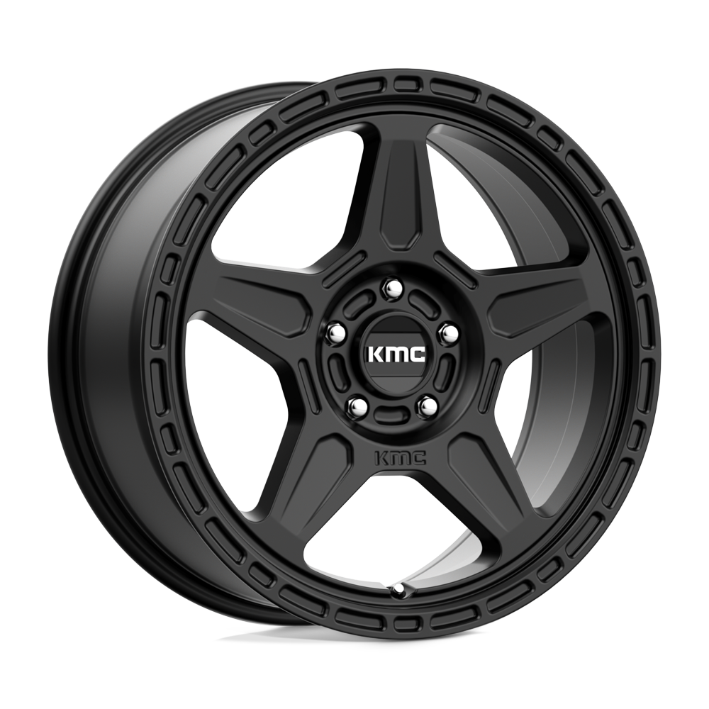 KMC KM721 ALPINE Satin Black 18x8 +38 5x110mm 72.6mm - WheelWiz