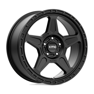 KMC KM721 ALPINE Satin Black 18x8 +38 5x110mm 72.6mm - WheelWiz