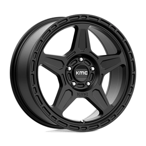 KMC KM721 ALPINE Satin Black 18x8 +38 5x110mm 72.6mm - WheelWiz