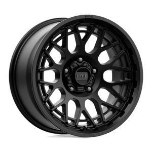 KMC KM722 TECHNIC Satin Black 18x9 +18 6x114.3mm 66.1mm - Wheelwiz