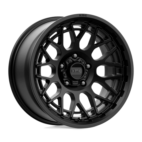 KMC KM722 TECHNIC Satin Black 18x9 +18 6x114.3mm 66.1mm - Wheelwiz