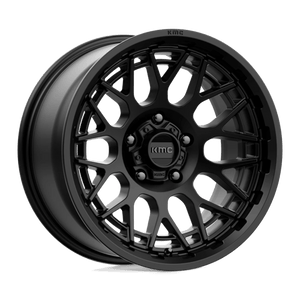 KMC KM722 TECHNIC Satin Black 18x9 +18 6x139.7mm 106.1mm - Wheelwiz