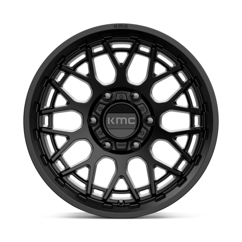 KMC KM722 TECHNIC Satin Black 17x8.5 0 6x139.7mm 106.1mm - Wheelwiz