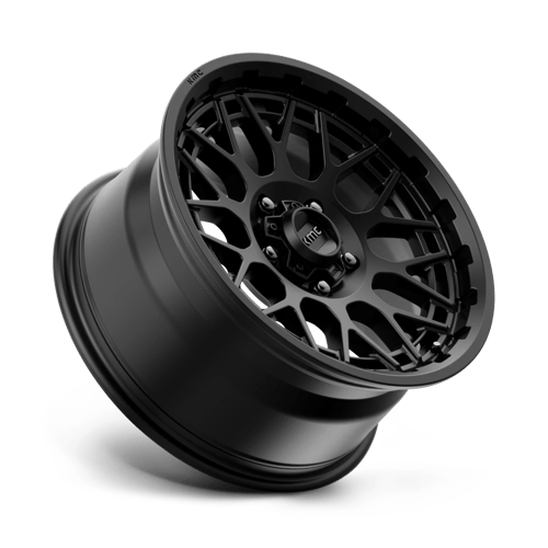 KMC KM722 TECHNIC Satin Black 17x8.5 +18 5x127mm 71.5mm - Wheelwiz