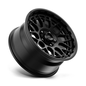 KMC KM722 TECHNIC Satin Black 17x8.5 +18 5x127mm 71.5mm - Wheelwiz