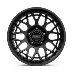 KMC KM722 TECHNIC Satin Black 17x8.5 +18 5x127mm 71.5mm - Wheelwiz