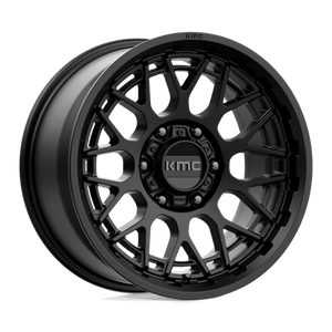 KMC KM722 TECHNIC Satin Black 17x8.5 +18 6x114.3mm 66.1mm - Wheelwiz