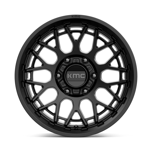 KMC KM722 TECHNIC Satin Black 17x8.5 +18 6x114.3mm 66.1mm - Wheelwiz