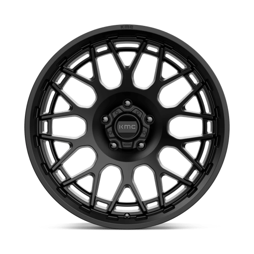KMC KM722 TECHNIC Satin Black 20x9 0 5x127mm 71.5mm - Wheelwiz