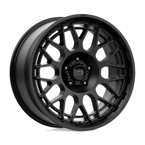KMC KM722 TECHNIC Satin Black 20x9 +18 5x127mm 71.5mm - Wheelwiz