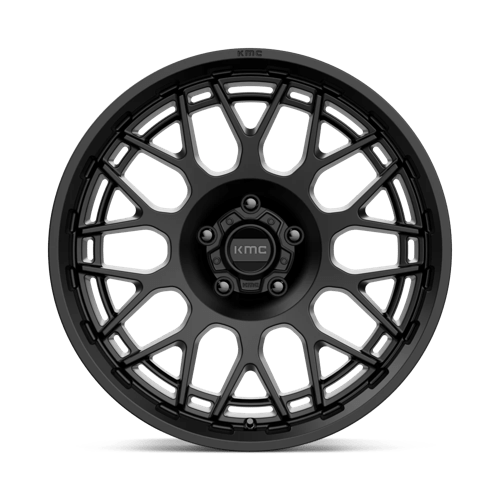 KMC KM722 TECHNIC Satin Black 20x9 +18 5x127mm 71.5mm - Wheelwiz