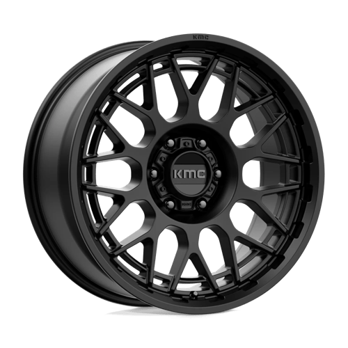 KMC KM722 TECHNIC Satin Black 20x9 +18 6x120mm 66.9mm - Wheelwiz