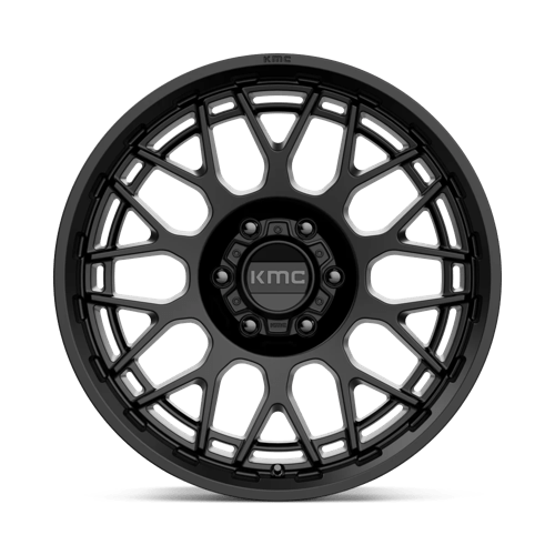 KMC KM722 TECHNIC Satin Black 20x9 +18 6x120mm 66.9mm - Wheelwiz