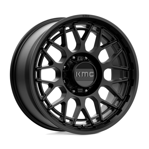 KMC KM722 TECHNIC Satin Black 20x9 +18 8x165.1mm 125.1mm - Wheelwiz
