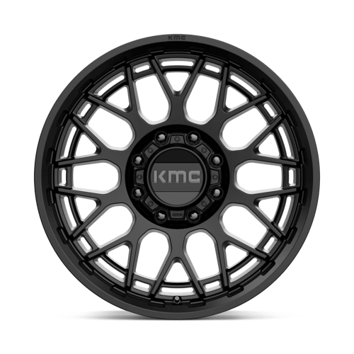 KMC KM722 TECHNIC Satin Black 20x9 +18 8x180mm 124.2mm - Wheelwiz