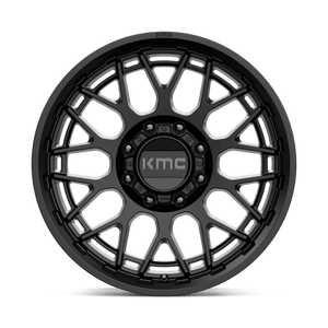 KMC KM722 TECHNIC Satin Black 20x9 +18 8x180mm 124.2mm - Wheelwiz
