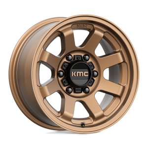 KMC KM723 TRAIL Matte Bronze 17x8.5 00 5x127mm 71.5mm - WheelWiz