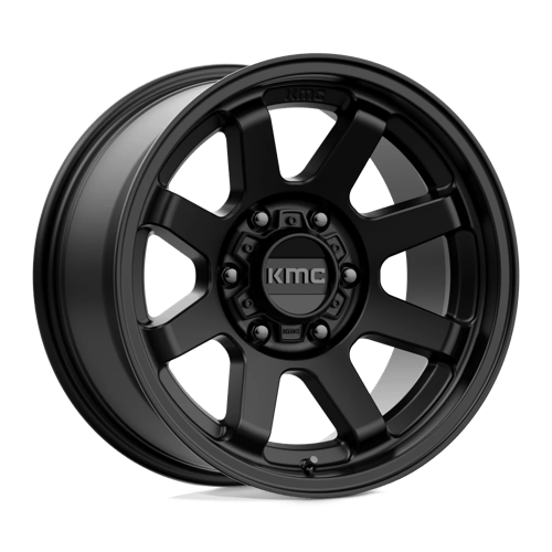 KMC KM723 TRAIL Satin Black 17x8.5 0 6x120mm 66.9mm - Wheelwiz