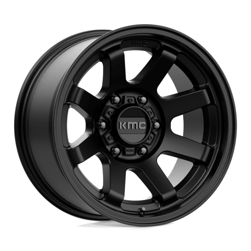 KMC KM723 TRAIL Satin Black 17x9 -12 6x139.7mm 106.1mm - Wheelwiz