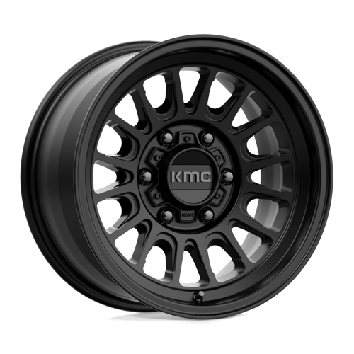 KMC KM724 IMPACT OL Satin Black 17x9 -12 5x127mm 71.5mm - Wheelwiz
