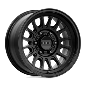 KMC KM724 IMPACT OL Satin Black 17x9 -12 5x127mm 71.5mm - Wheelwiz