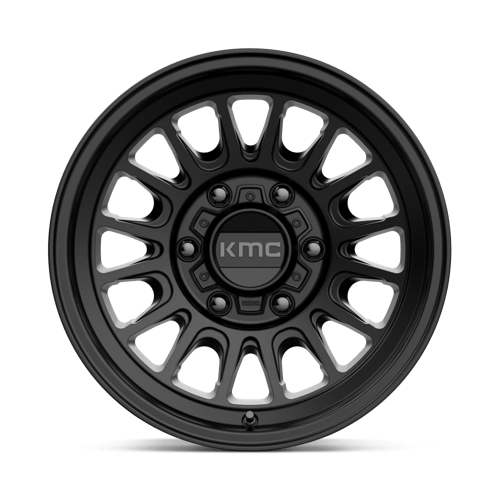 KMC KM724 IMPACT OL Satin Black 17x9 -12 5x127mm 71.5mm - Wheelwiz