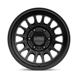 KMC KM724 IMPACT OL Satin Black 17x9 -12 5x127mm 71.5mm - Wheelwiz