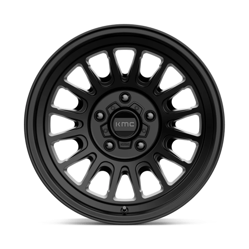 KMC KM724 IMPACT OL Satin Black 17x8.5 0 5x127mm 71.5mm - Wheelwiz