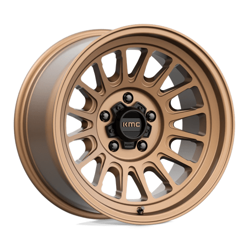 KMC KM724 IMPACT OL Matte Bronze 17x8.5 0 5x127mm 71.5mm - Wheelwiz