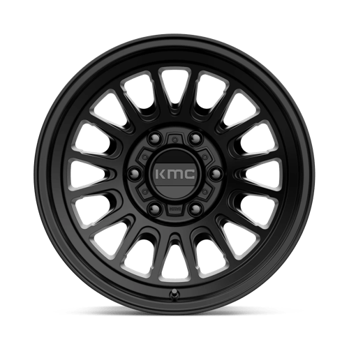 KMC KM724 IMPACT OL Satin Black 17x8.5 0 6x120mm 66.9mm - Wheelwiz