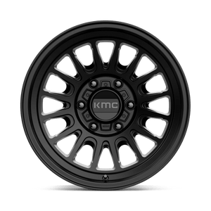 KMC KM724 IMPACT OL Satin Black 17x8.5 0 6x135mm 87.1mm - Wheelwiz
