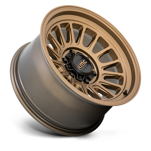 KMC KM724 IMPACT OL Matte Bronze 17x8.5 0 5x127mm 71.5mm - Wheelwiz
