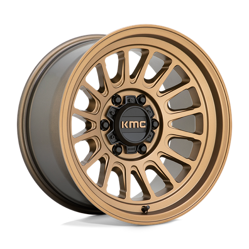 KMC KM724 IMPACT OL Matte Bronze 17x8.5 0 5x127mm 71.5mm - Wheelwiz