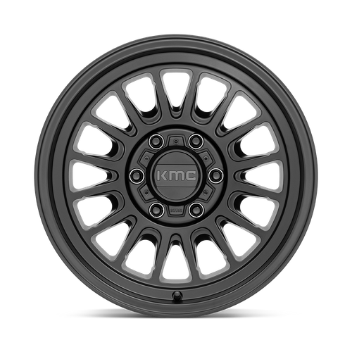 KMC KM724 IMPACT OL Satin Black 17x8.5 0 6x120mm 66.9mm