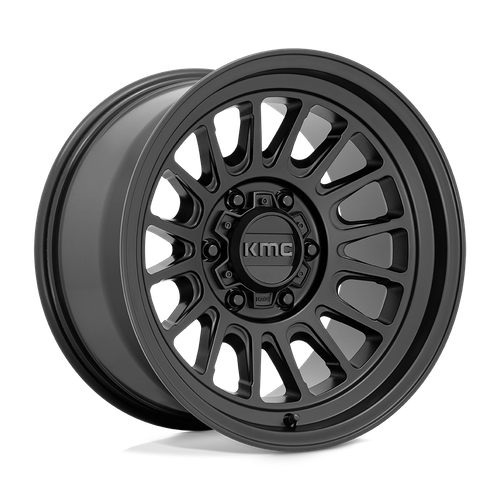 KMC KM724 IMPACT OL Satin Black 17x8.5 0 6x120mm 66.9mm