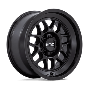 KMC KM725 TERRA Satin Black 18x8.5 0 6x139.7mm 106.1mm - Wheelwiz