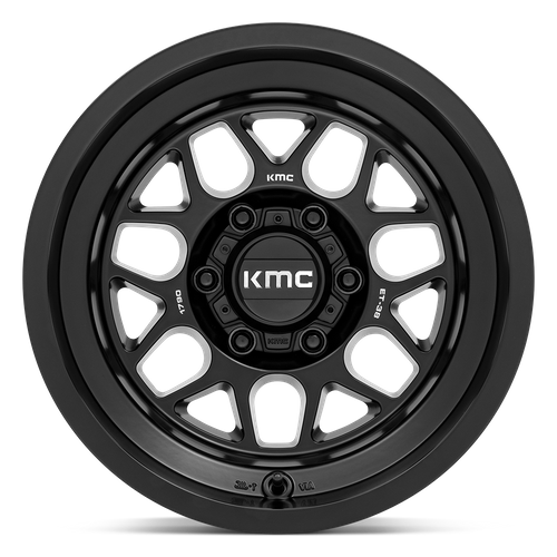 KMC KM725 TERRA Satin Black 17x9 -38 6x139.7mm 106.1mm