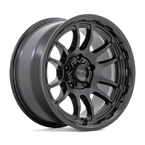 KMC KM727 WRATH Satin Black 17x8.5 0 6x139.7mm 106.1mm