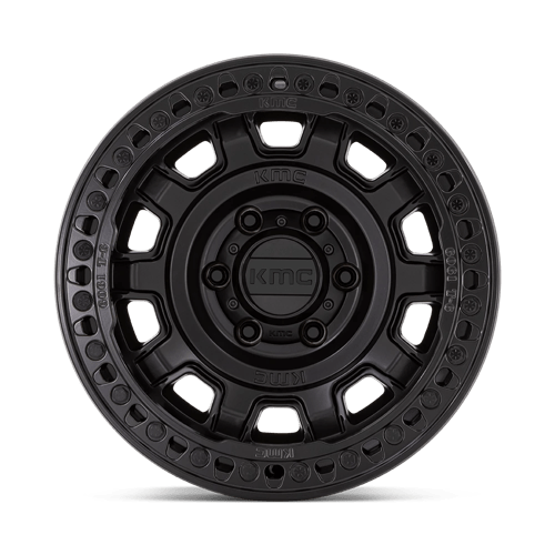 KMC KM236 TANK BEADLOCK Satin Black 17x9 -38 6x139.7mm 108mm - Wheelwiz