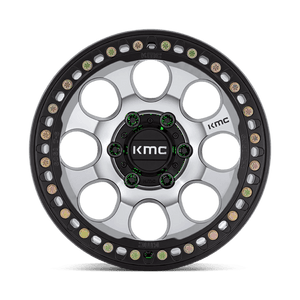 KMC KM237 RIOT BEADLOCK Mach Satin Black Window & Ring 17x9 -12 6x135mm 87.1mm - Wheelwiz