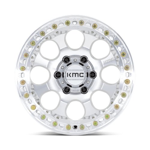 KMC KM237 RIOT BEADLOCK Machined 17x8.5 0 5x127mm 71.5mm - Wheelwiz